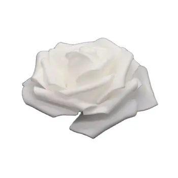 10pcs-100 kozarcev Bela PE Pene Rose Cvet Glavo Umetne Vrtnice Za notranje Dekorativne Cvetlični Venci svate DIY Dekoracijo