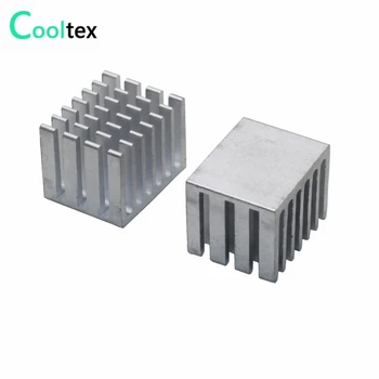 10pcs/veliko 21x15x15mm Aluminija Heatsink hladilnega telesa radiator za Elektronski Čip VGA RAM IC LED HLADILNIK za hlajenje