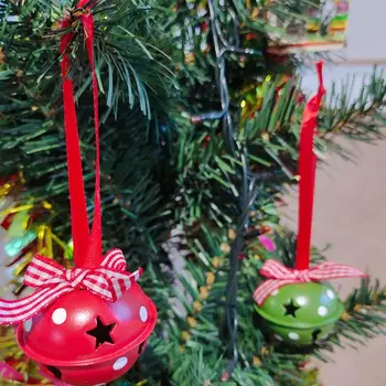 12/24pcs Božično Drevo Zvonovi Mix Barve Obeski Božič Dreves Viseči Okraski Nastavite Počitnice, Poroka Stranka Dekor Jingle Bells