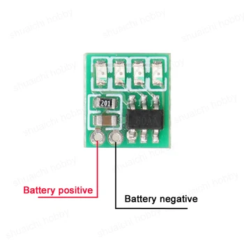 1pc Mikro Lipo Baterije Indikator Odbor Litij-Zmogljivost PCB Modul LED Zaslon DC 3-4.2 v testu Moči za RC DIY Električna Vozila