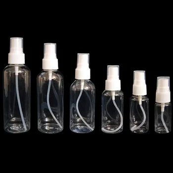 1pcs Pregleden Spray Steklenico Plastičnih ponovno napolniti Prazno Steklenico Megle Črpalka Parfum Eterično Olje Razpršilo Potovalni Pripomočki