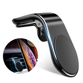 360 Kovinskih Magnetnih Avto Nosilec za Telefon, Stojalo za iphone, Samsung Xiaomi Avto Zraka Vent Magnet, ki Stojijo v Avto GPS Gori Imetnik Pametni telefon