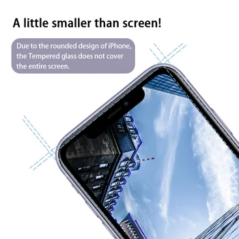 3PC Zaslon Zaščitna Za iphone 12 11 Pro Max XR Max Zaščitnik Stekla Za iPhone X XS
