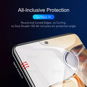 3pcs 999D Ukrivljen Zaslon Patron Za Xiaomi 11T Pro Hydrogel Film Xiomi Mi11T 11 T Mi 11TPro Mehka Zaščitna Ne Kaljeno Steklo