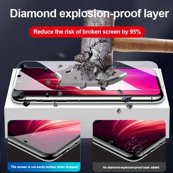 3Pcs 9H Celotno Zaščitno Steklo Za Redmi Opomba 9S 8T 7 5 Pro 9 Max Screen Protector Za Xiaomi Redmi 8A 8 7 6 6A, Kaljeno Steklo HD