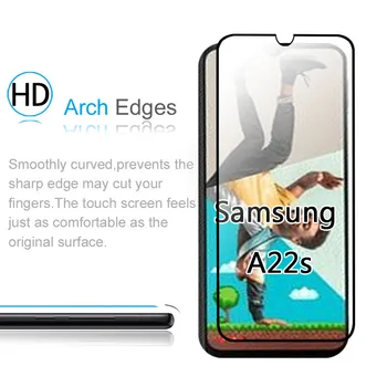 4-v-1 Za Samsung Galaxy A22S 5G Steklo Za Samsung A22S 5 G Kaljeno Steklo celozaslonskem Protetor Za Samsung A22S 5G Objektiv Stekla