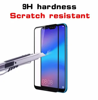5 Kos Polno Kritje Kaljeno Steklo Za Huawei P20 Lite P10 Plus Screen Protector Za Huawei Mate 9 Nova Plus Zaščitno Folijo Za Steklo