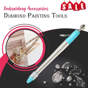 5 mm Krog Okrasnih Samodejno Diamond Slikarstvo Pero Bling Na Vezenje Pribor Kompleti Slikarstvo DIY Okrasni Orodje za Zasnovo