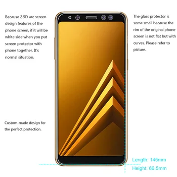 9H Kaljeno Steklo Za Samsung Galaxy A8 (2018) A530F Zaščitnik Zaslon Kaljeno Zaščitno folijo Za Galaxy A8+ 2018 A8Plus A730F