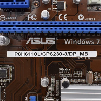 ASUS P8H6110L/CP6230-8/DP_MB LGA1155 Intel H61 Original Namizni RAČUNALNIK z Matično ploščo DDR3 RAM Core i3 i5, i7 Procesorje USB3.0 SATA 6Gb/s