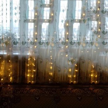 Božični okraski za dom 3x3m 300 LED Toplo Bela Zavesa Srečno Novo Leto Doma Dekor Luči Navidad Natalne Decoracion Kerst