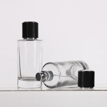 Brezplačno po Meri Logo 50 ml Luxury Debelo Dno Steklene Parfum Prazno Steklenico Z Razpršilo Za Traveler