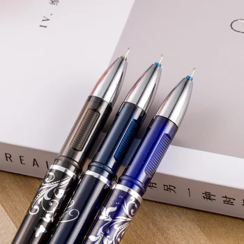 Debelo 0,5 mm izbrisljivi modra pero / črno črnilo ponovno čarobno kemični svinčnik, pisarniški material izpit študent rezervnih delov, unisex