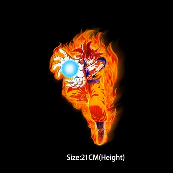 Dragon Ball Japonska Z Goku Super Saiyan Obliži za Oblačila Prenos Toplote Vinyl Decors Aplicirano za DIY T Srajce Obliž Nalepke