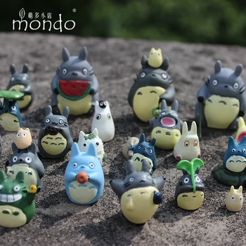 Hayao Miyazaki Ghibli Totoro Model MultiStyle Dekoracije, naredi sam, Srčkan Lutka Zbirateljske Figurice figuric Otroci Igrače Dom Dekor