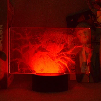 Hunter X Hunter Manga Slika 3D Sliko Lučka Led Dotik Baterije Anime Noč Svetlobe RGB Neon dnevni Sobi Mizo Dekoracijo Za Dom