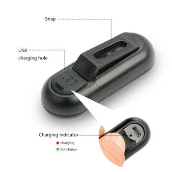 Izposoja Kolesarske Rep Svetlobe USB Obdavčljivi COB Označite Rdeče In Modre Svetlobe Noč Kolesarske Opreme 2021 Novo Kolo Luči
