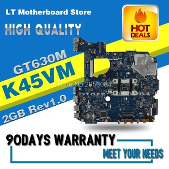K45VD Motherboard GT630M/GT635M 2G Za Asus A45V A85V K45VW K45VJ K45VS Prenosni računalnik z matično ploščo K45VD Motherboard test OK