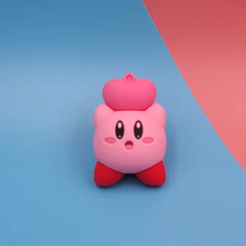 Kirby risank anime akcijska figura, mini PVC ročno izdelane okraske Kirby znak lutka DIY dodatki, otroški rojstni dan darila