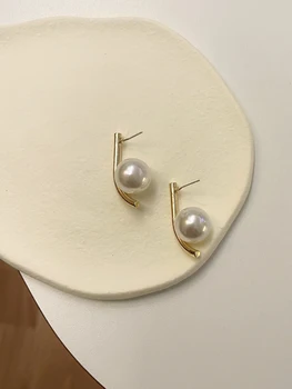 Kshmir Novo preproste geometrijske uhani za ženske ženske modni uhani modi temperament biser uhani nakit darila