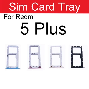 Micro Sd & Pladenj za Kartico Sim Za Xiaomi Redmi Hongmi Rdeči Riž 5 5A Plus kartice SIM Card Reader Socket Imetnik Napajalnik, Zamenjava Patrs