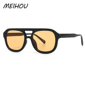 Modna Okrogle Oranžne Dame sončna Očala Novo Vintage Stil Priljubljen ins Odtenki sončna Očala Moške blagovne Znamke Visoke Kakovosti Očala