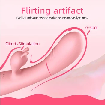 Močan Vibrator, Vibrator G-Spot Rabbit Vibrator za Klitoris Stimulator Vaginalne Muco Massager Sex Igrače za Ženske, Ženska Masturbacija
