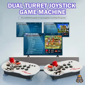MT6 Dvojno Rocker Video Igra Konzola, Vgrajen v 10000 Igre 3D Arcade Palčko, Classic, Retro TV Konzole Arkadna Igra Polje Najboljših Daril