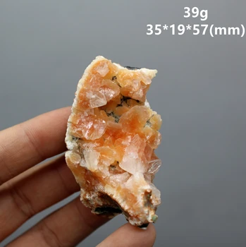 Naravni Pomarančni Apophyllite Kristalno Mineralnih Vzorcu Rude Crystal Rock kamni in kristali kremena brezplačna dostava