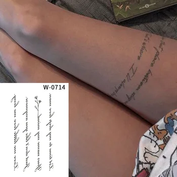 Nepremočljiva Začasne Tetovaže za Ženske Body Art Slikarstvo Lepe Rože Metulj Ponaredek Tattoo Nalepke Tatouage Temporaire Femme