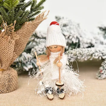 Novo Leto 2022 Srčkan Kota Lutke Božično Drevo Obesek Noel Deco Božični Okraski za Dom, Otroške Igrače Božično Darilo