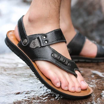 Poletni sandali 2021 moški sandali, tangice moški copat za prosti čas in hladen moški antiskid poletje flip-flops