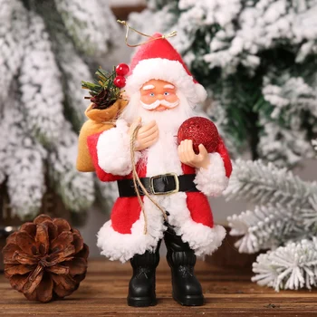 Santa Claus Lutka Božično Drevo Ornament Vesel Božič Okraski Za Dom Navidad Natalne Darila, Novo Leto 2021