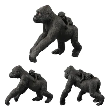 Simulacija Po Vsebini Gorilla Slika Zbirateljske Igrače, Živali Figuric Otroci Mehke Gume Živali Mehke Gumijaste Igrače