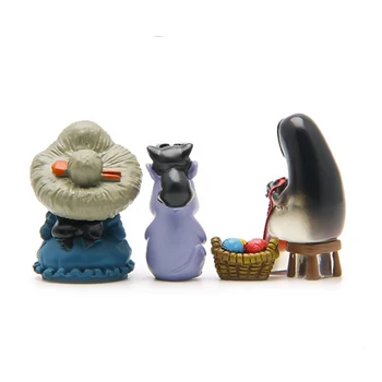 Studio Ghibli Živahen Stran Ni Obraz Človeka, Pleteni Pulover Yubaba Podgana DIY Mini Slika Hayao Miyazaki Anime Model Dekoracijo Lutke