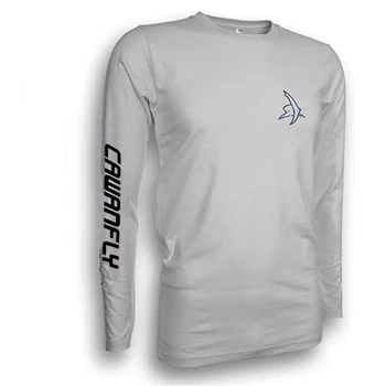 T-Shirt UV Zaščita pred Soncem Enotne oblike Dolgo Ribiško JerseysFishing Pohodništvo Športne Srajce za Moške UPF 50+ Performance Long Sleeve