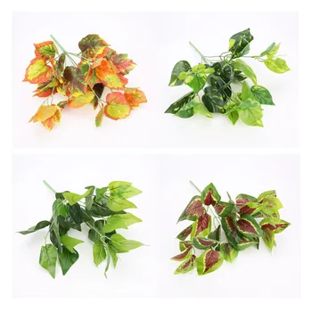Umetni zeleni rastlinski okras, zelena koper listov, perzijski listi, poročni dekoracijo, nakupovalni center, zelena pokrajina rastlin steno
