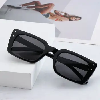 Vintage Pravokotnik sončna Očala ženska Moda in Ženske Retro blagovne Znamke Oblikovalec Trendovska sončna Očala Očala UV400