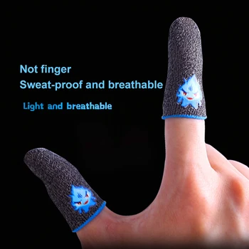 0.7 mm Prst Kritje Dihanje Krmilnik za Igre Svetlobna Prst Rokav Za Pubg Znoj Dokaz Brez Praske Zaslonu Igralne Palec Rokavice