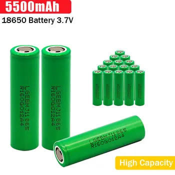 1-20Pcs Novo Izvirno 5500mah Akumulatorsko Baterijo 3,7 V Polnilna Litijeva Baterija Za Svetilko, Baterijski Paket