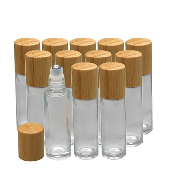 10pcs/veliko 5ml10ml Roll Na Steklenico Debele Motnega Stekla Stekleničke Parfuma se lahko ponovno polnijo Prazne Roller Eteričnih Olj v Viali