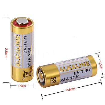 2pcs/veliko Alkalne baterije 23A 12V baterija 12V 27A 23A 12 V 21/23 A23 E23A MN21 RC upravljanje daljinski upravljalnik baterije RC Del