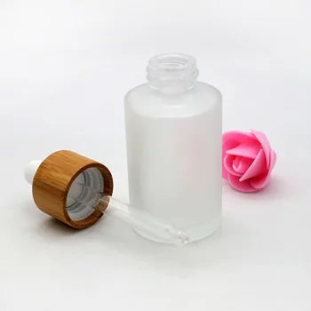 30 ml stekleno kapalko steklenico kozmetični eterično olje emulzija pipeto embalaža, posoda resnično bambusa