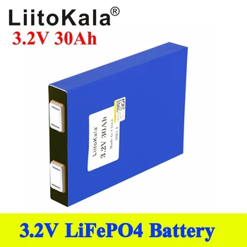 4pcs LiitoKala LiFePo4 3.2 V 30AH 5C litij-bateria za diy 12V lifepo4 e-kolo e skuter kolo stol AGV avto Golf vozički