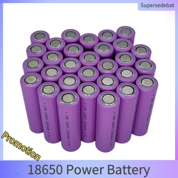 5-40 Kos INR18650 Zaščitene 2200mah baterija Li-ionska 18650 baterijo 3,7 V, Za Svetilko, baterije Recarregavel Bateria 3,7 v