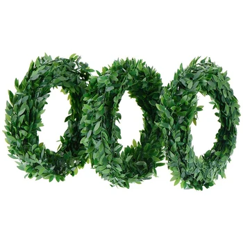 7.5 m Listov Garland Handmake Umetni Zeleni Listi Rastlin, vinske Trte Ponaredek Listje za Poročno Dekoracijo Doma DIY Ivy Venec Obrti