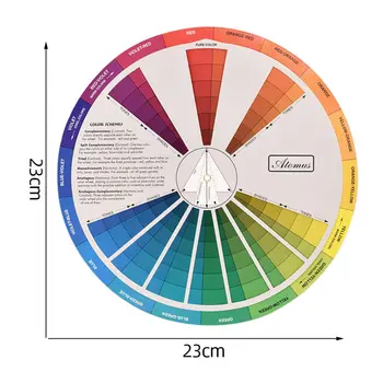 Color Wheel Barve Mešanje Učni Vodnik Umetnosti, Razred učni pripomoček Barvo Kolesa za Ličila Mešanje Odbor Grafikon