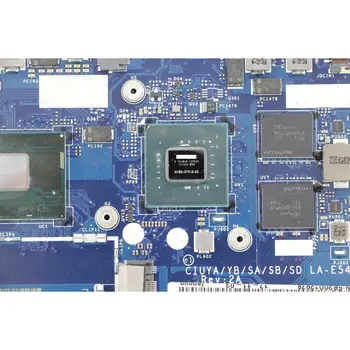 Delujočo Matično ploščo CIUYA/YB/SA/SB/SD LA-E541P 5B20Q12978 w/ i7-8550U CPU + 940MX GPU za Lenovo IdeaPad Flex 5 1570 15.6