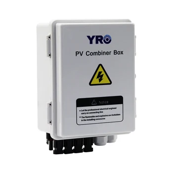 Fotovoltaičnih strele zaščita PV DC Combiner Polje Vodotesno Distribucijo Plastičnih Box Komplet 4 V 1 Izhod