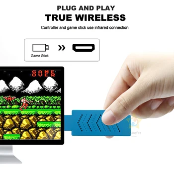 HotSale Graditi V 628 Klasične Igre mini Konzola Dvojno Gamepad, USB Brezžični Ročni TV Video Igra Konzola HDMI-Izhod Združljiv